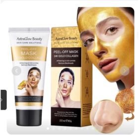24K Gold Exfoliating Peel-Off Mask (Option: Default)