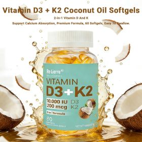 Coconut Oil Soft Capsules (Option: 60 capsules)