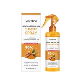 Viareline Turmeric Keratin Spray Gently Cleanses The Body, Nourishes, Softens And Moisturizes The Skin (Option: 100ml-145g-2.56*1.57*6.69inch)