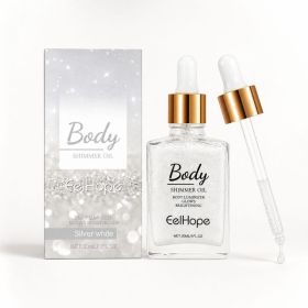 EELHOPE Silver Shimmer Body Oil, 30 ml (Option: 30 ml)